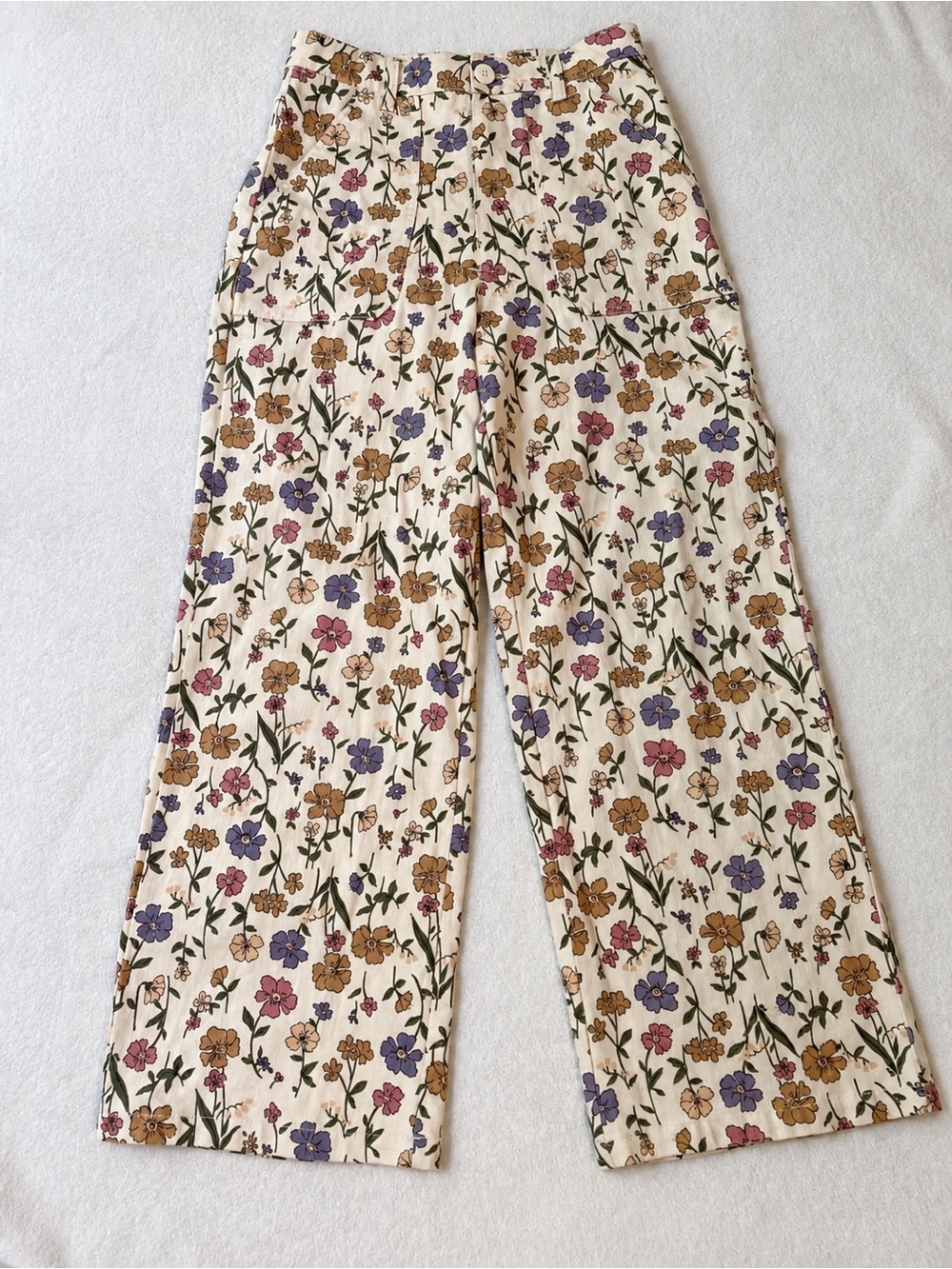 Princess Highway Floral Cotton Pants Size 8